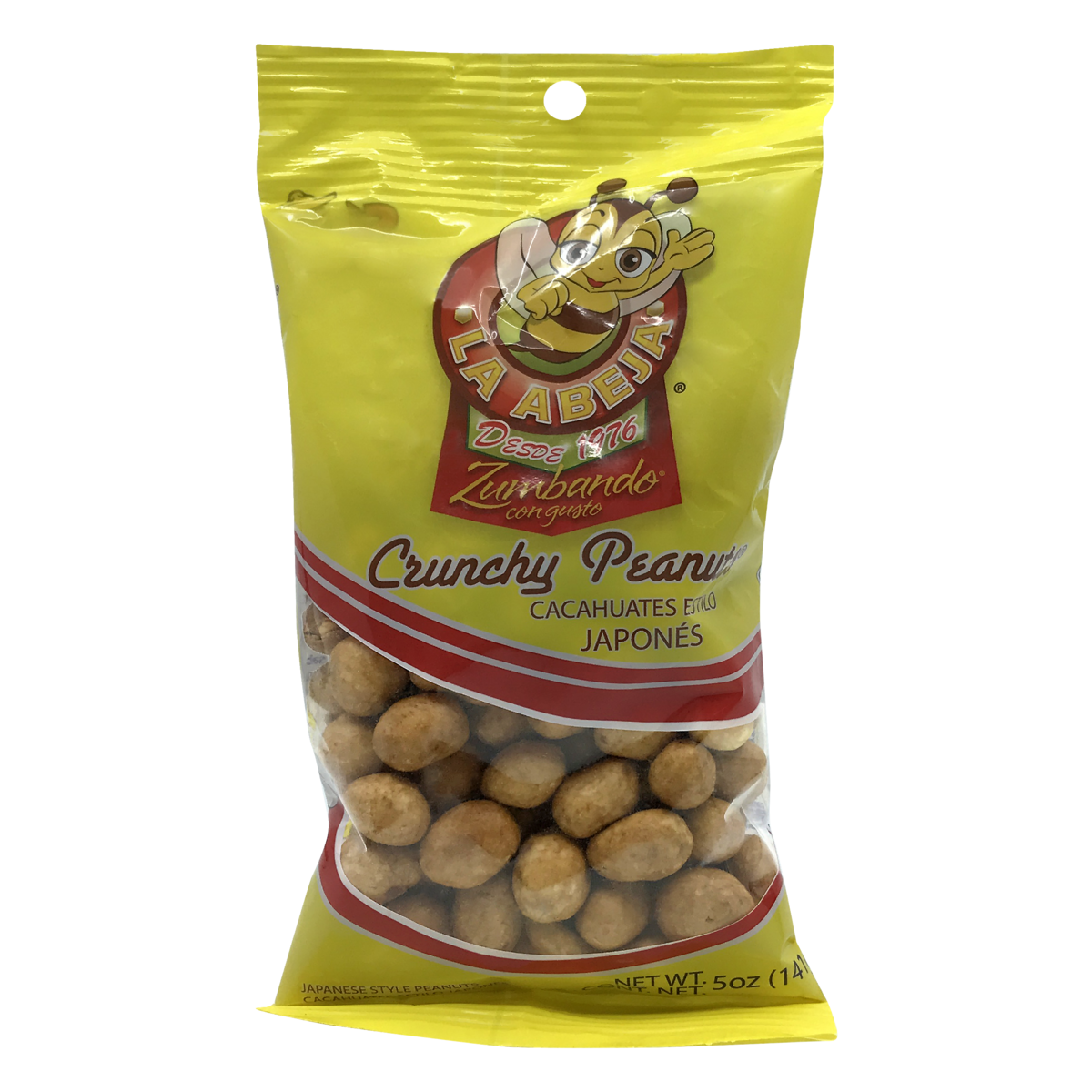 slide 1 of 1, La Abeja Crunchy Peanuts, 5 oz