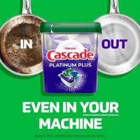 slide 4 of 28, Cascade Platinum Plus Dishwasher Pods, Dish Detergent ActionPacs, Clean Lemon, 11 ct