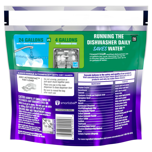 slide 20 of 28, Cascade Platinum Plus Dishwasher Pods, Dish Detergent ActionPacs, Clean Lemon, 11 ct