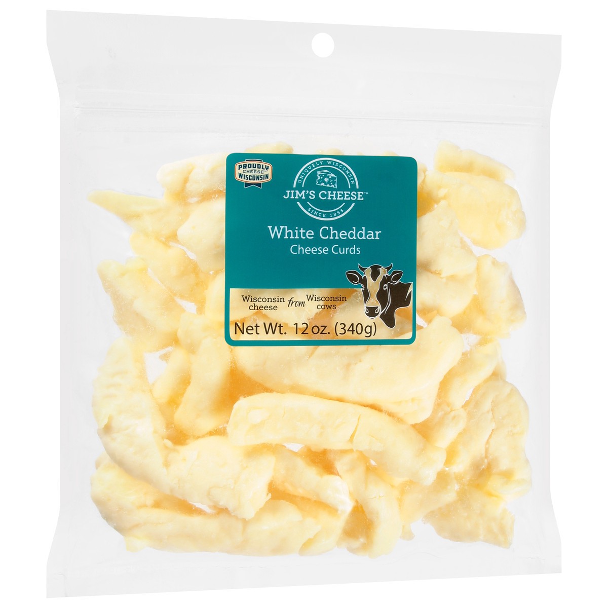 slide 4 of 9, Jim's Cheese White Cheddar Cheese Curds 12 oz, 12 oz