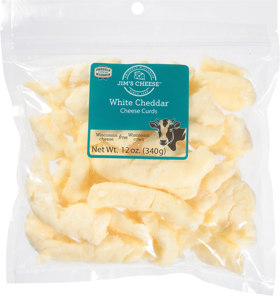slide 5 of 9, Jim's Cheese White Cheddar Cheese Curds 12 oz, 12 oz
