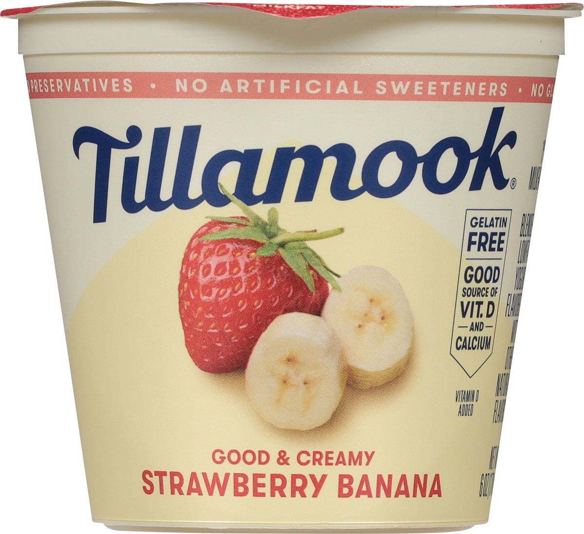 slide 7 of 9, Tillamook Lowfat Strawberry Banana Yogurt 6 oz, 6 oz