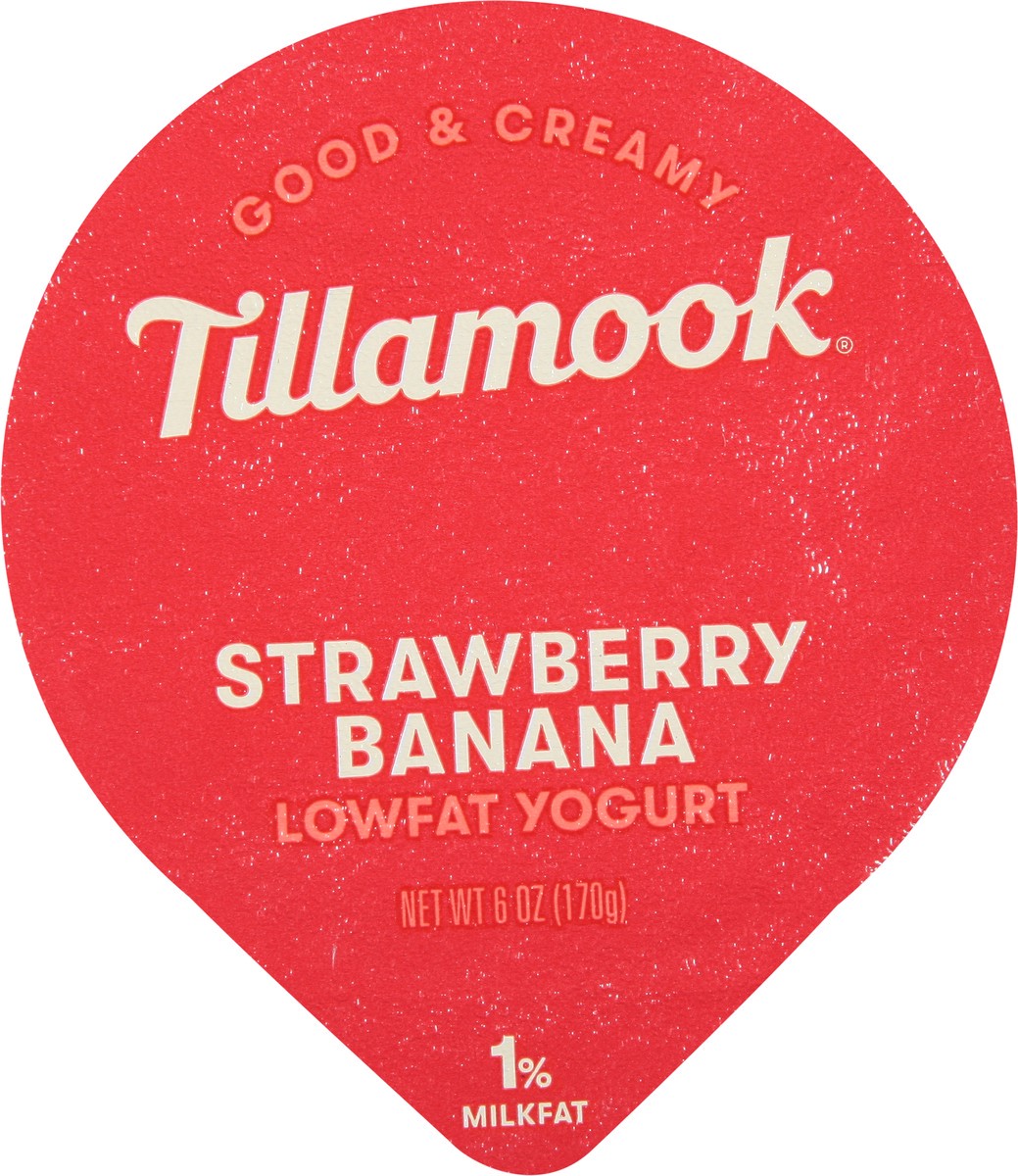 slide 4 of 9, Tillamook Lowfat Strawberry Banana Yogurt 6 oz, 6 oz