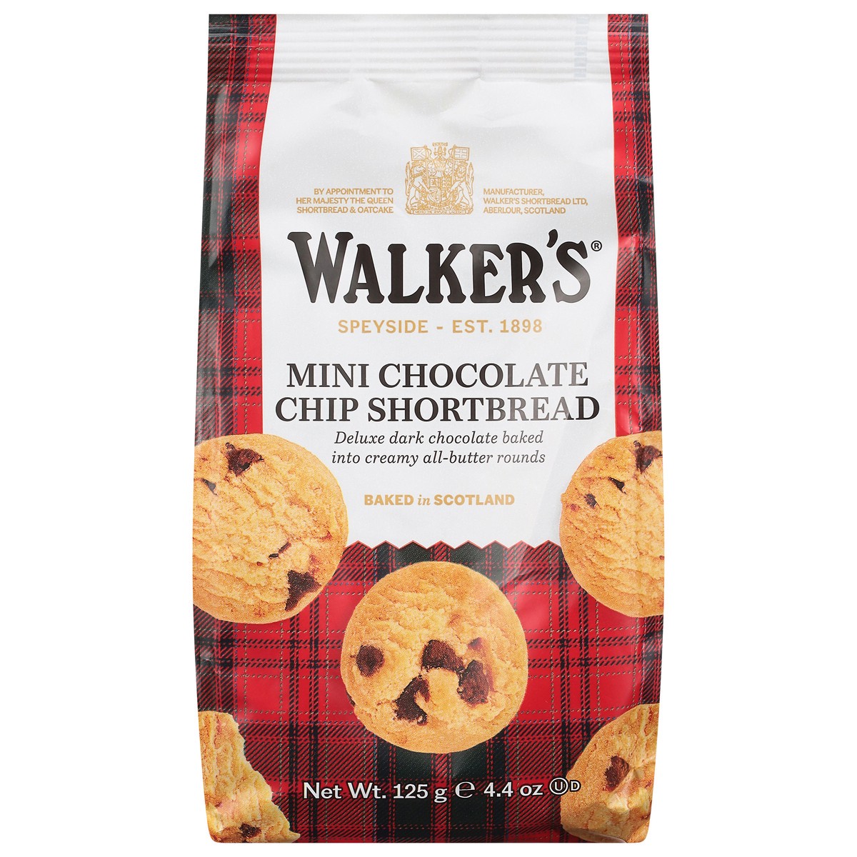 slide 1 of 5, Walker's Chocolate Chip Shortbread Mini 4.4 oz, 4.4 oz