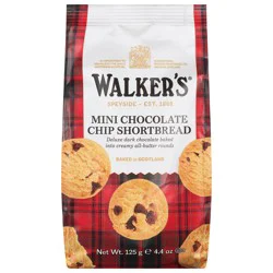 Walker's Chocolate Chip Shortbread Mini 4.4 oz