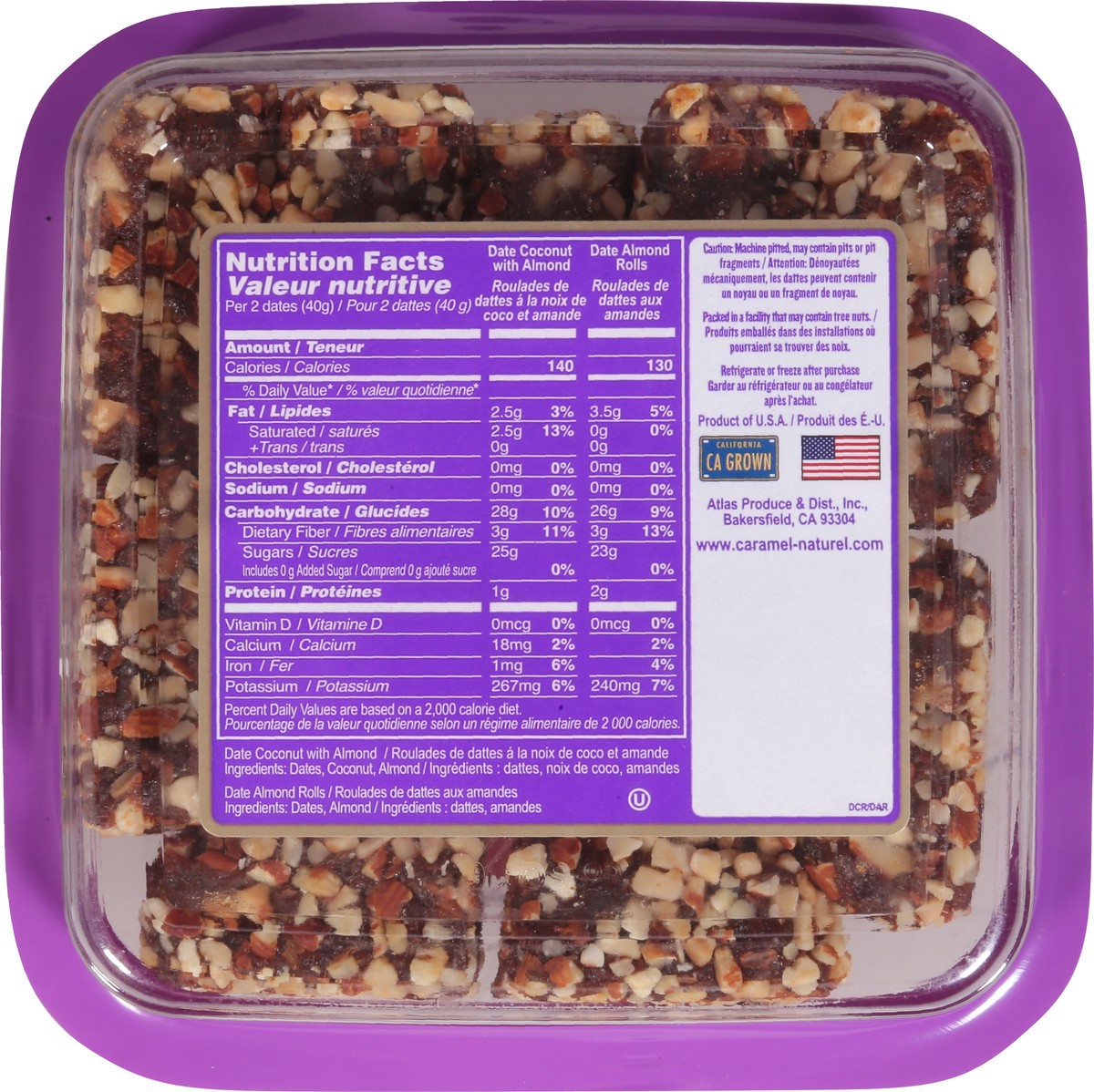 slide 5 of 13, Caramel Naturel Fresh Energy Date Almond Rolls 12 oz, 12 oz