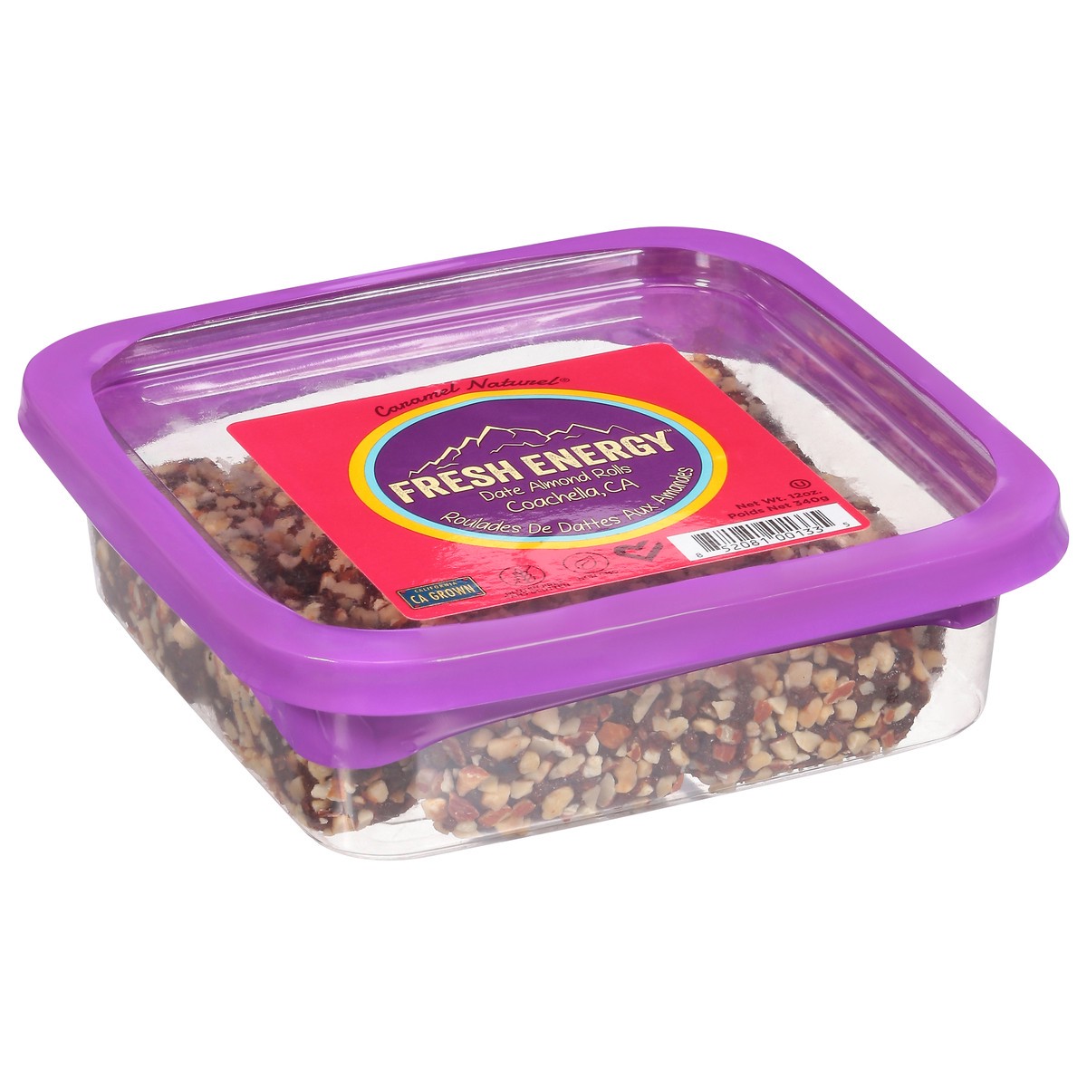 slide 12 of 13, Caramel Naturel Fresh Energy Date Almond Rolls 12 oz, 12 oz