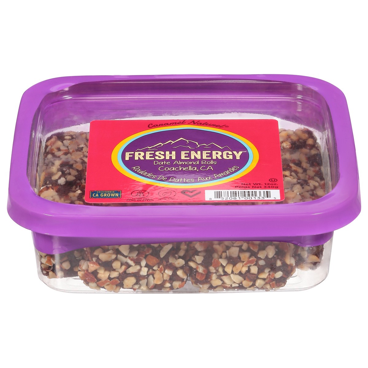 slide 11 of 13, Caramel Naturel Fresh Energy Date Almond Rolls 12 oz, 12 oz