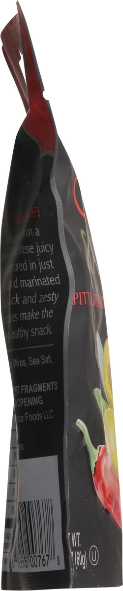 slide 4 of 15, Mina Pitted Green Olives with Chili 2.11 oz, 2.11 oz