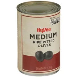Hy-vee Medium Ripe Pitted Olives