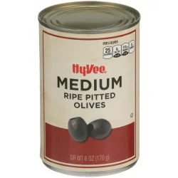Hy-vee Medium Ripe Pitted Olives