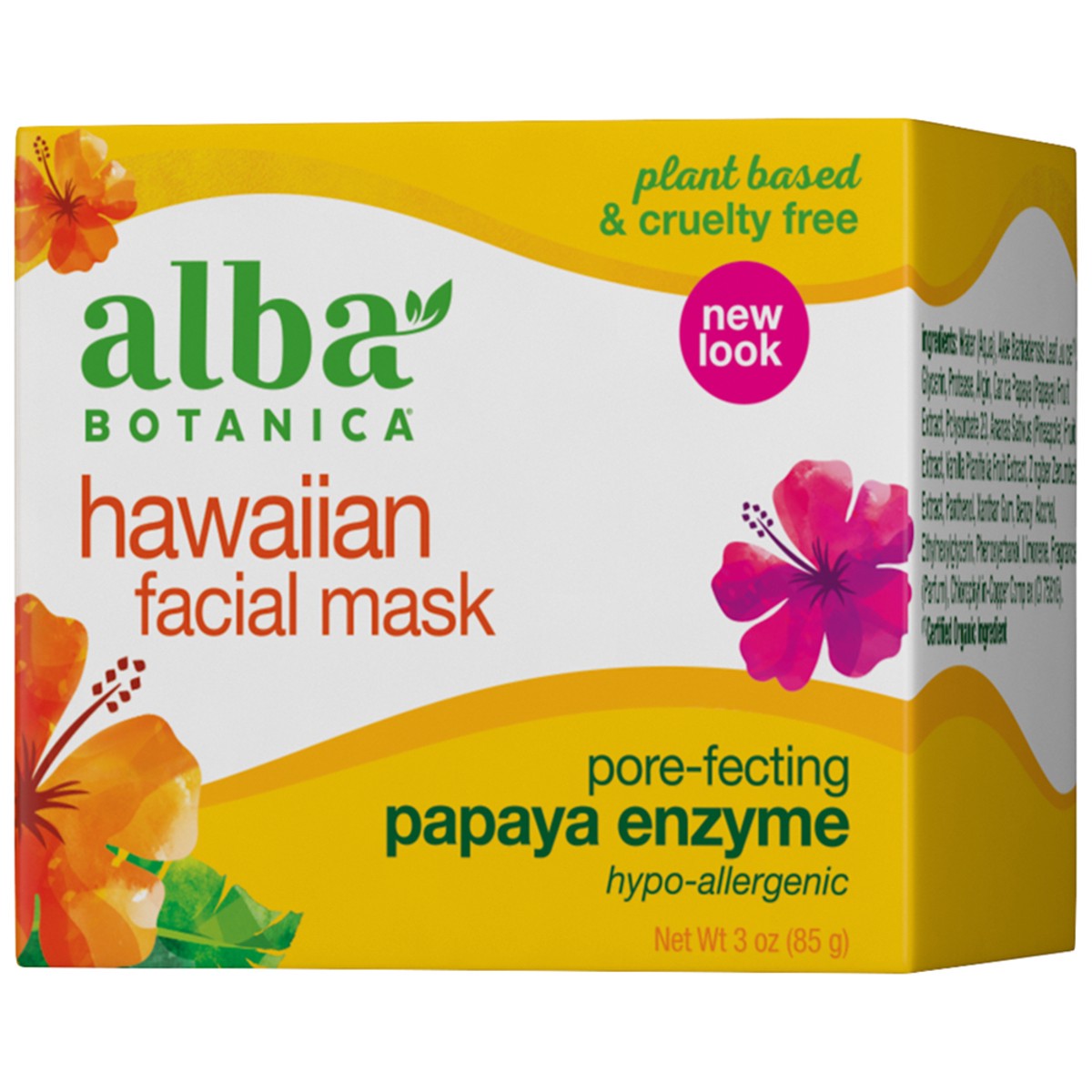 slide 1 of 7, Alba Botanica Papaya Enzyme Hawaiian Facial Mask 3 oz. Box, 3 oz