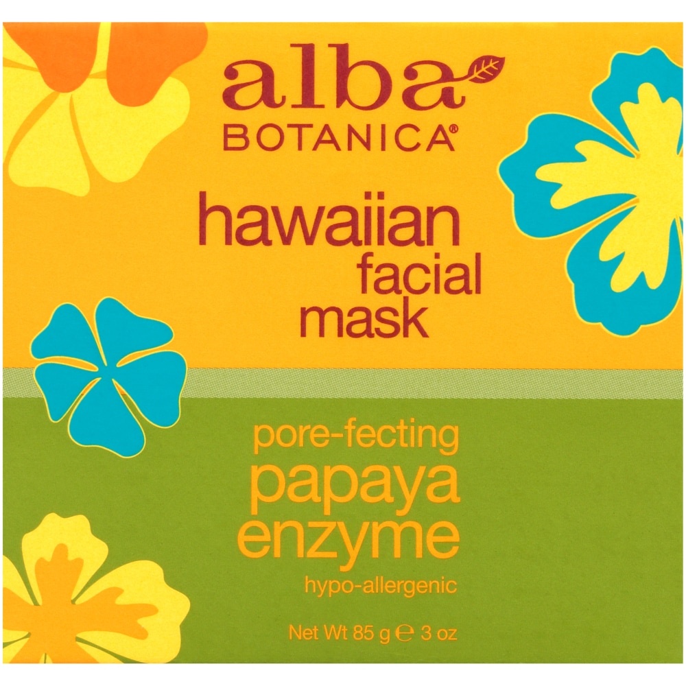 slide 1 of 1, Alba Botanica Hawaiian Papaya Enzyme Facial Mask, 3 oz