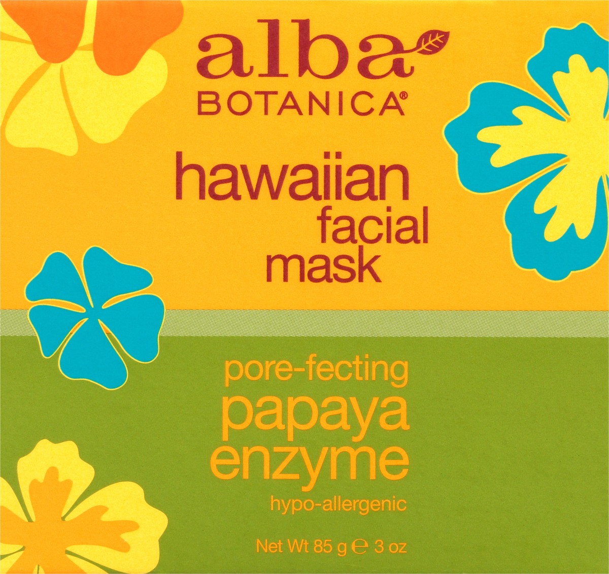 slide 1 of 7, Alba Botanica Papaya Enzyme Hawaiian Facial Mask 3 oz. Box, 3 oz