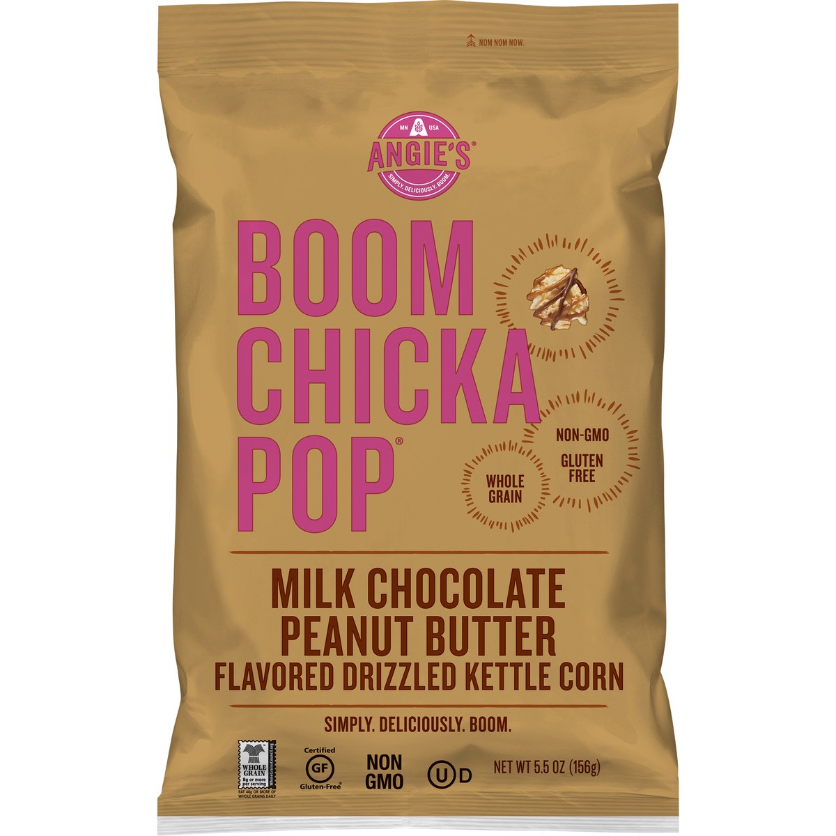 slide 1 of 2, BOOMCHICKAPOP Milk Chocolate Peanut Butter Kettle Corn 5.5 oz, 5.5 oz