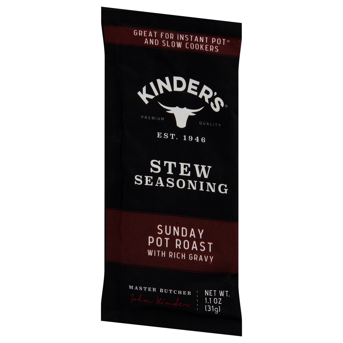 slide 11 of 11, Kinder's Sunday Pot Roast Seasoning Mix 1.1 oz, 1.1 oz