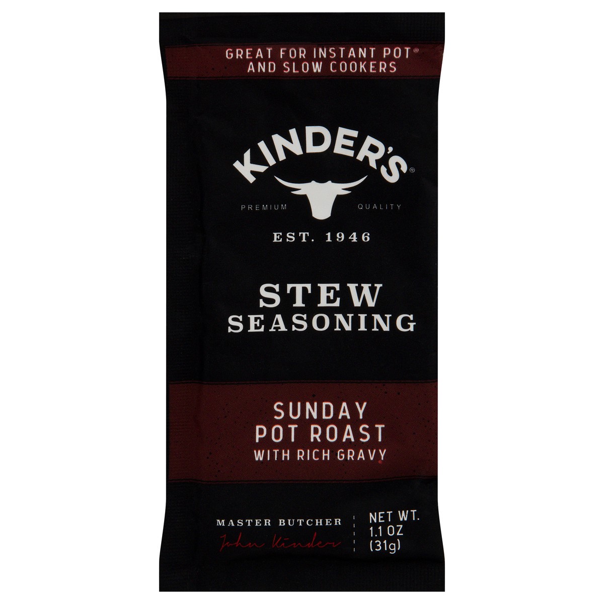 slide 8 of 11, Kinder's Sunday Pot Roast Seasoning Mix 1.1 oz, 1.1 oz