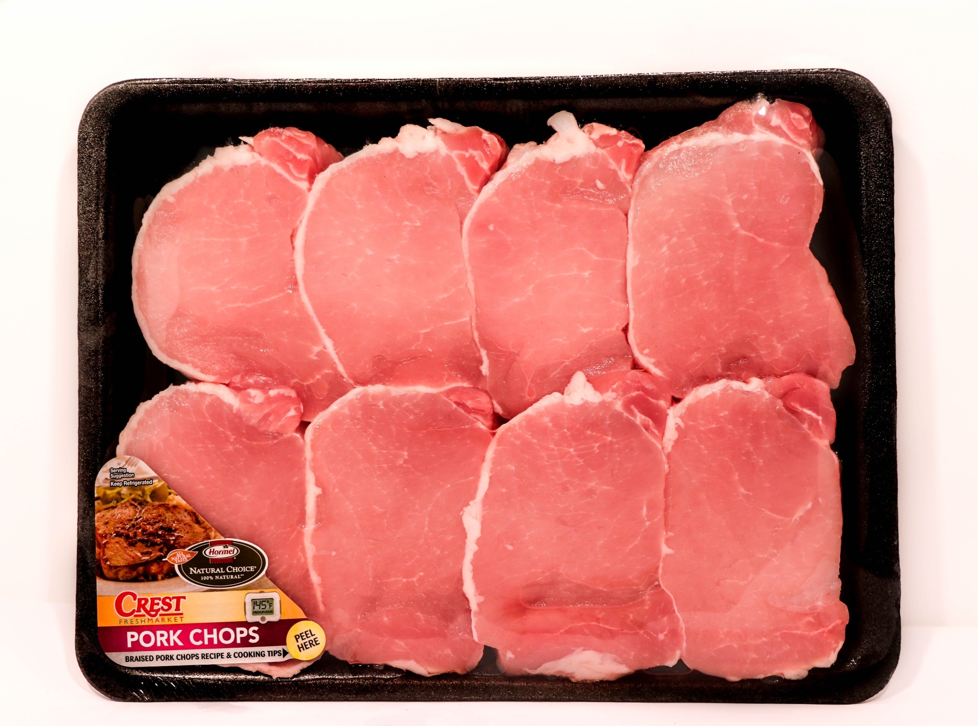 slide 1 of 1, Crest Fresh Market Boneless Pork Chops, per lb
