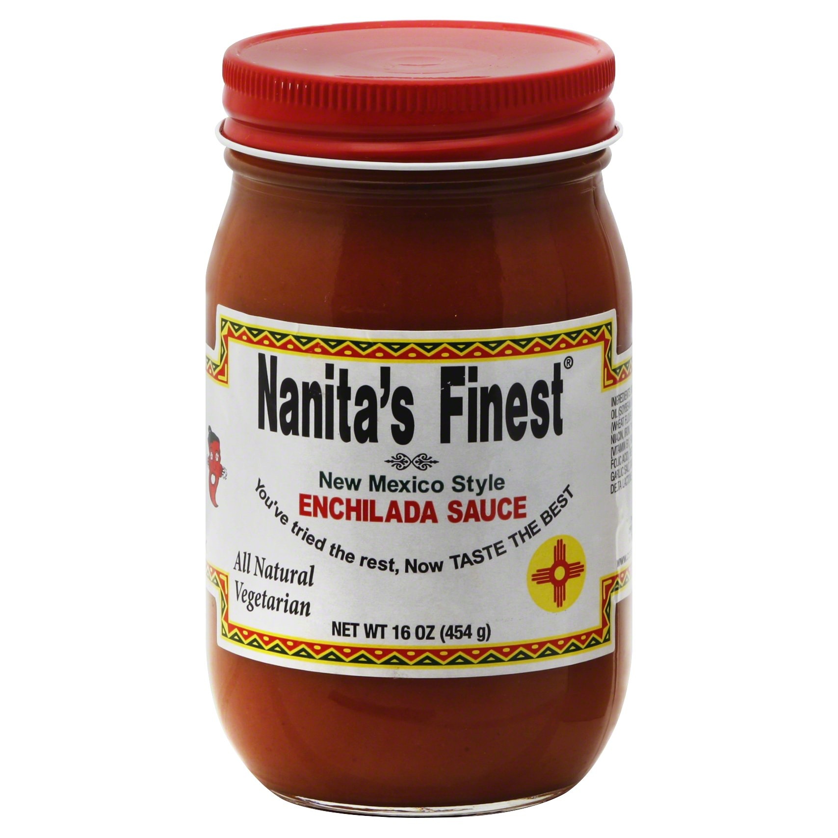slide 1 of 1, Nanitas Finest Sauce Enchilada Jar - 16 Oz, 16 oz