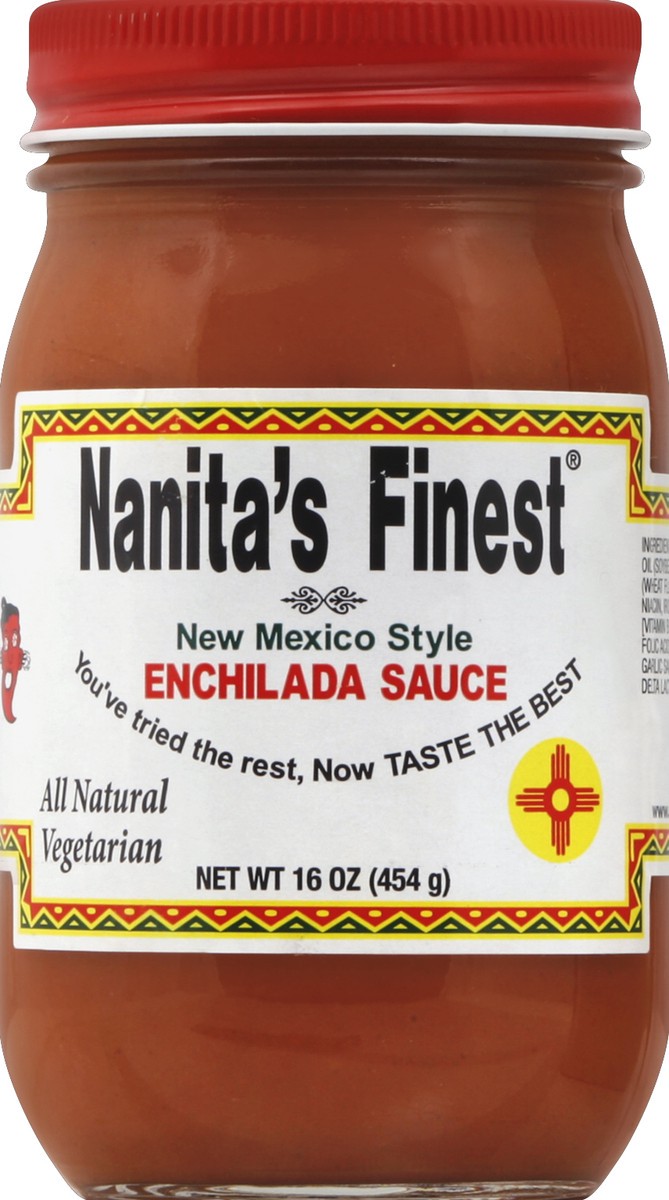 slide 1 of 2, Nanitas Finest Enchilada Sauce 16 oz, 16 oz