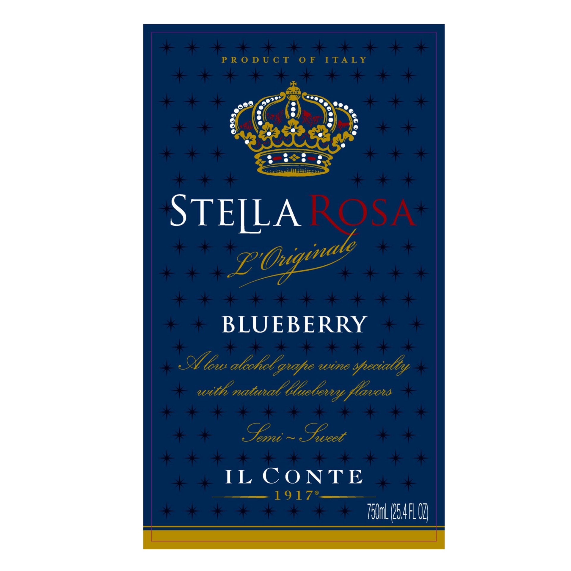 slide 5 of 9, Stella Rosa Blueberry Semi-Sweet Red Wine 750 ml, 750 ml