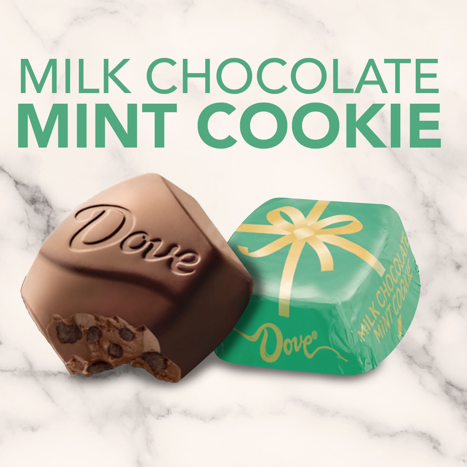 slide 7 of 8, DOVE PROMISES Milk Chocolate Holiday Mint Cookie, 7.94-Ounce Bag, 7.94 oz