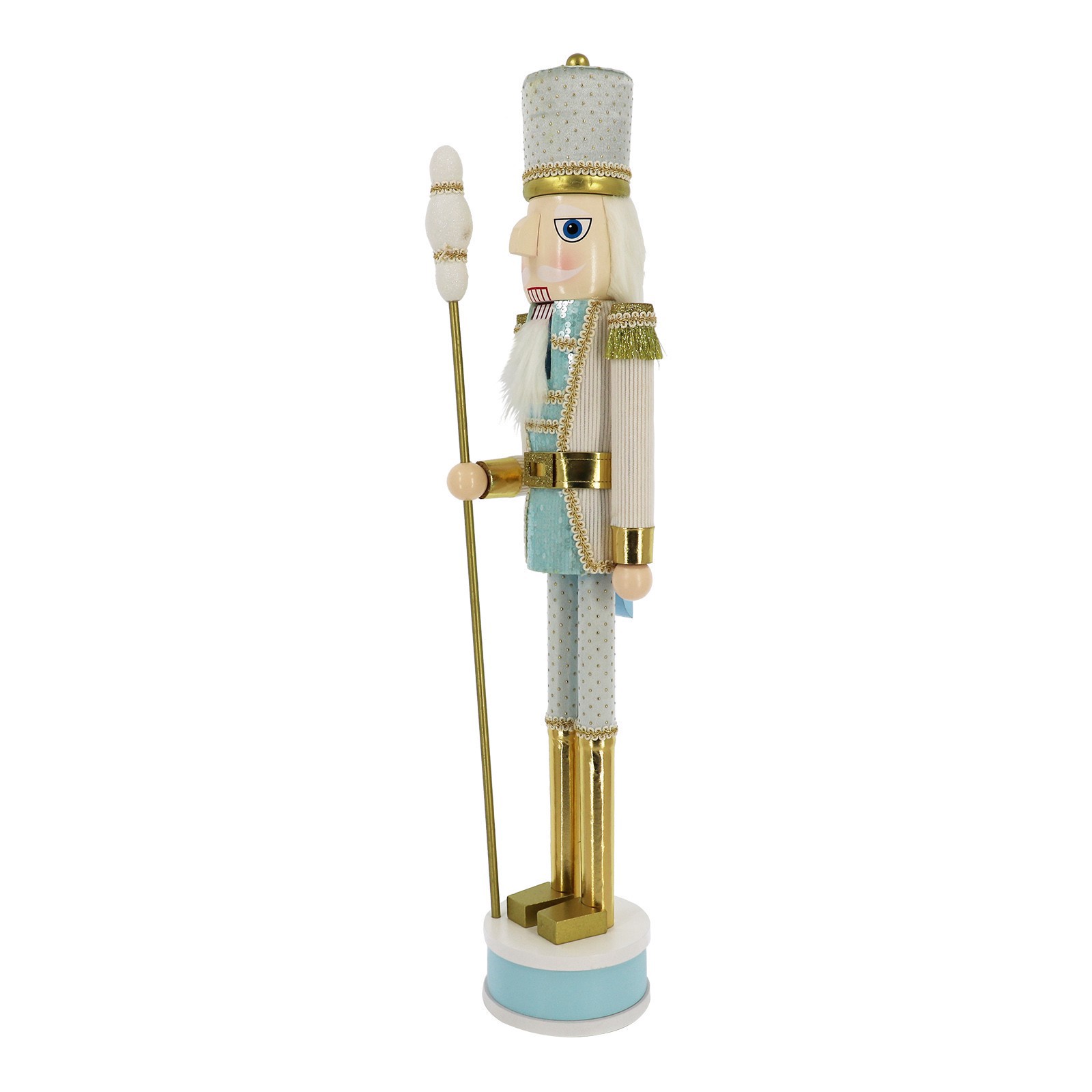 slide 3 of 5, 32" Fairytale Nutcracker By By Ashland, 6.37 in x 6.12 in x 32 in