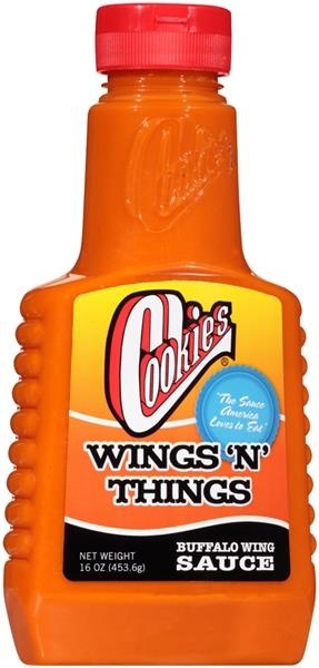 slide 1 of 1, Cookies BBQ Cookies Wings 'N' Things Buffalo Wing Sauce, 16 oz