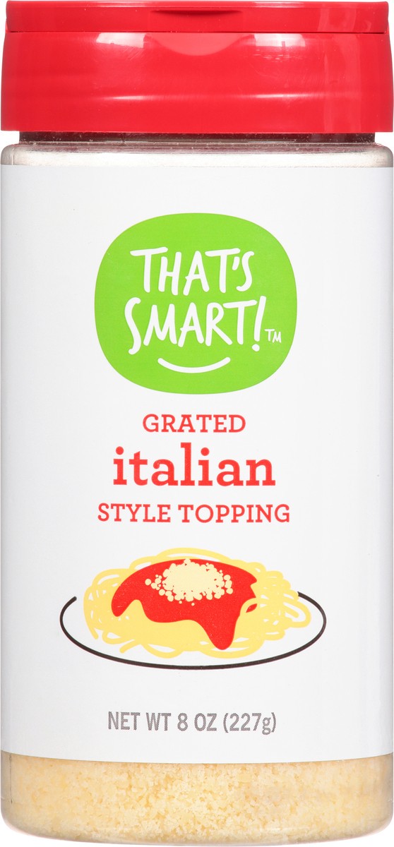 slide 7 of 17, That's Smart! Grated Italian Style Topping 8 oz, 8 oz