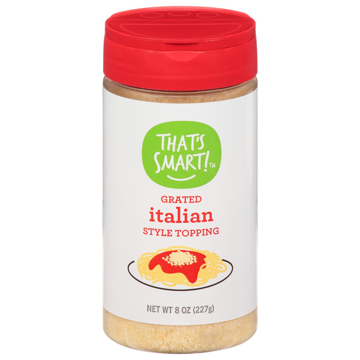 slide 2 of 17, That's Smart! Grated Italian Style Topping 8 oz, 8 oz