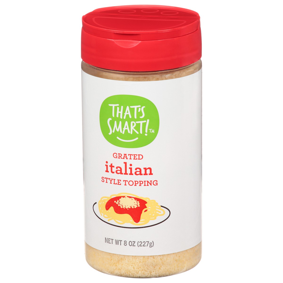 slide 6 of 17, That's Smart! Grated Italian Style Topping 8 oz, 8 oz