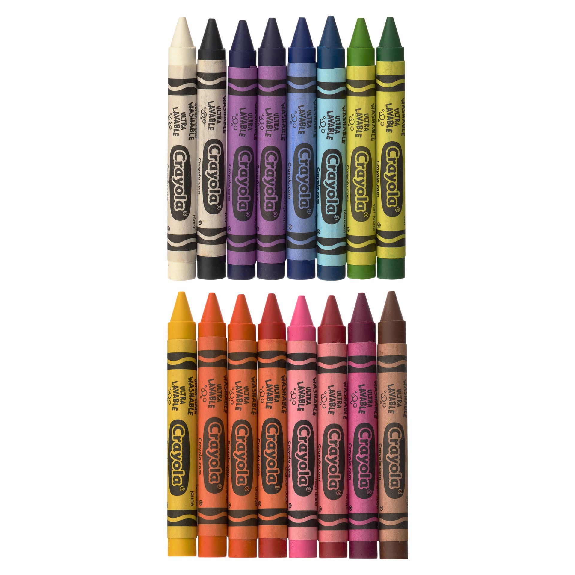 slide 4 of 4, Crayola Ultra-Clean Large Washable Crayons, 16ct., 16 ct