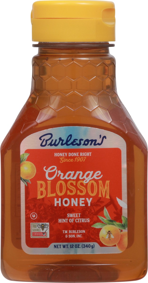 slide 3 of 9, Burleson's Blossom Orange Honey 12 oz, 12 oz