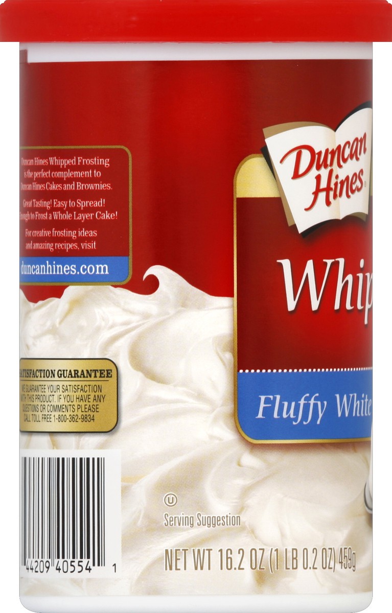 slide 3 of 6, Duncan Hines Whipped Frosting Fluffy White, 14 oz