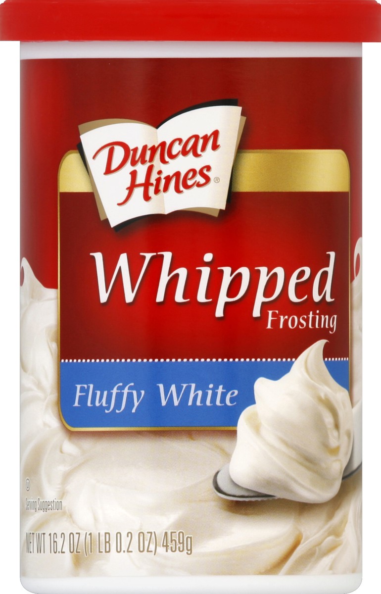 slide 5 of 6, Duncan Hines Whipped Frosting Fluffy White, 14 oz