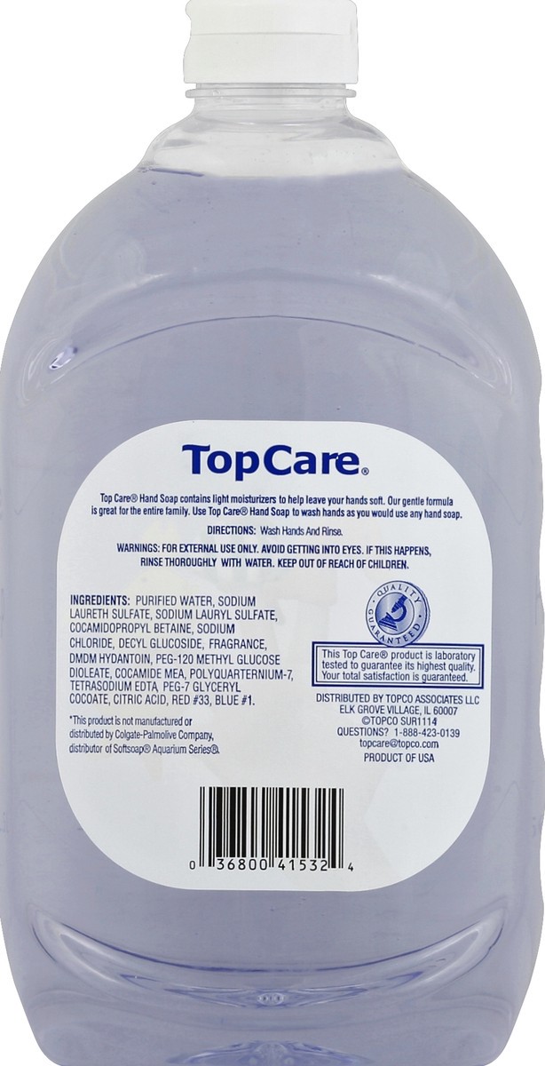 slide 6 of 6, TopCare Hand Soap Refill Clear, 56 oz