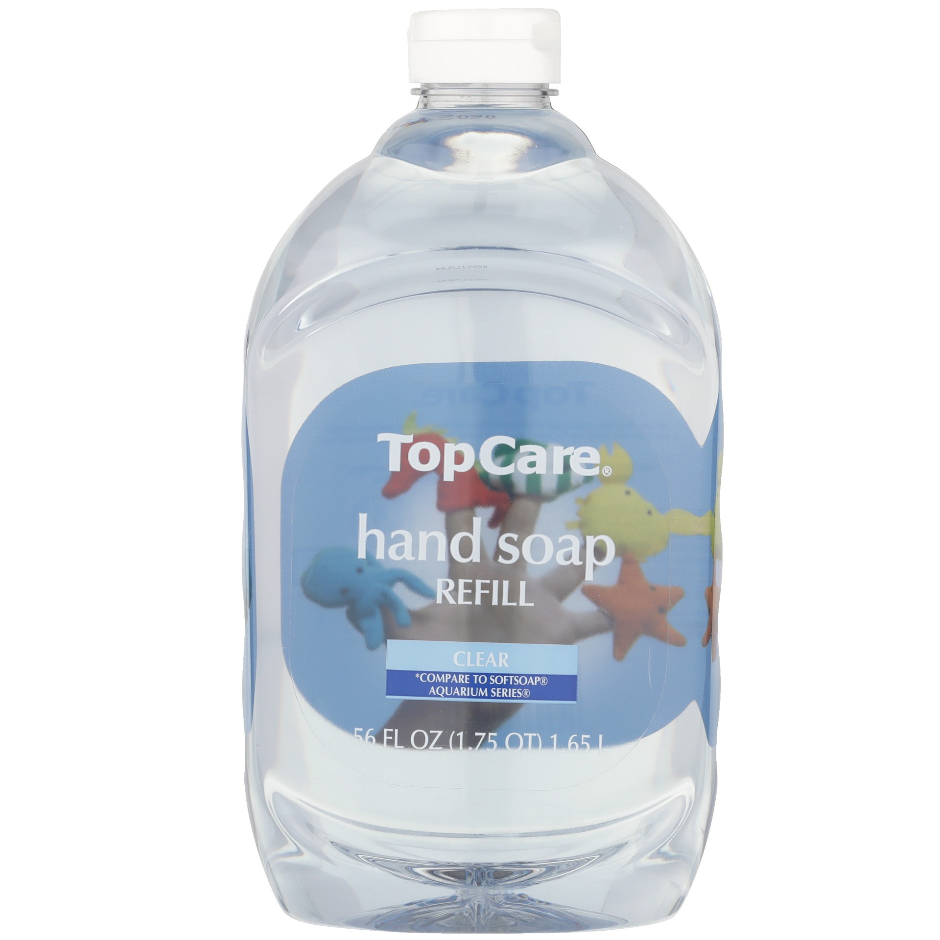 slide 1 of 6, TopCare Hand Soap Refill Clear, 56 oz