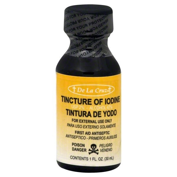 slide 1 of 1, De la Cruz Tincture of Iodine, 1 fl oz