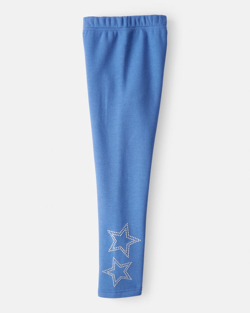 slide 2 of 3, Carter's Girls Star Shine Sweatshirt & Pant Set - Blue Blue 7, 1 ct