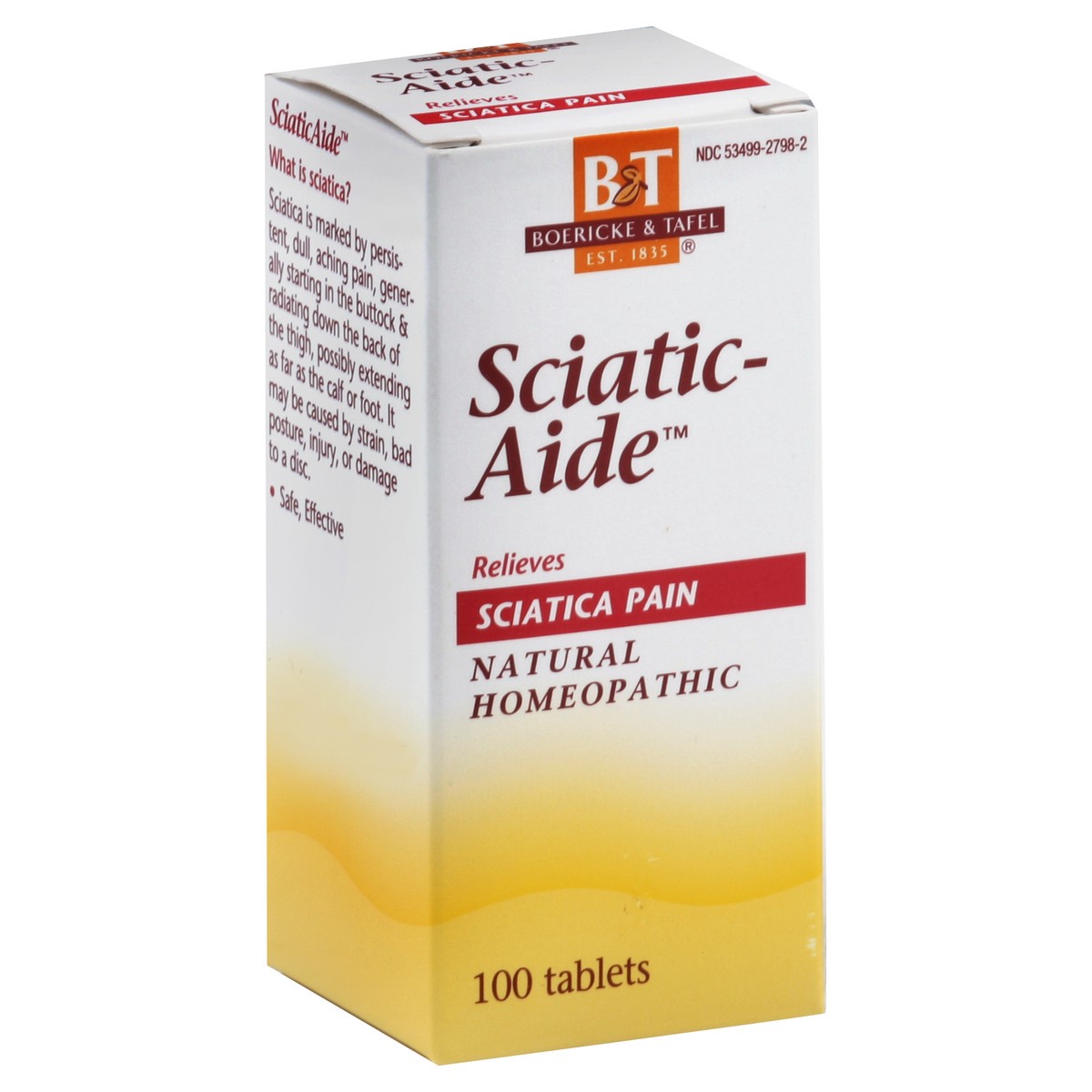 slide 3 of 4, Boericke & Tafel Sciatic-Aide™ Relieves Sciatica Pain†† Homepathic (Nature's Way Brands), 100 ct