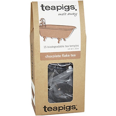 slide 1 of 1, teapigs Tea Chocolate Flake, 15 ct