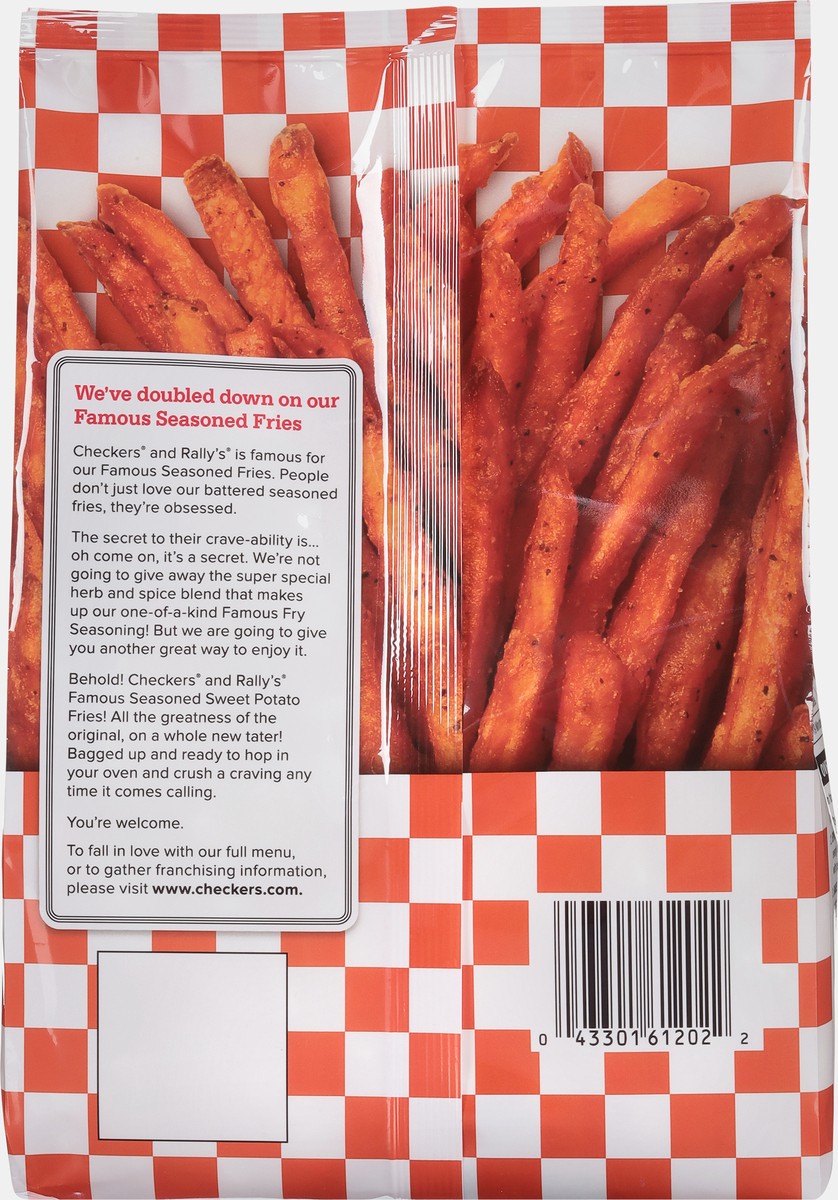 slide 5 of 9, Checkers/Rally's Sweet Potato Seasoned Fries 22 oz, 22 oz