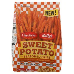 Checkers/Rally's Sweet Potato Seasoned Fries 22 oz