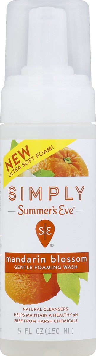 slide 2 of 2, Summer's Eve Mandarin Blossom Cleansing Foam, 5 fl oz