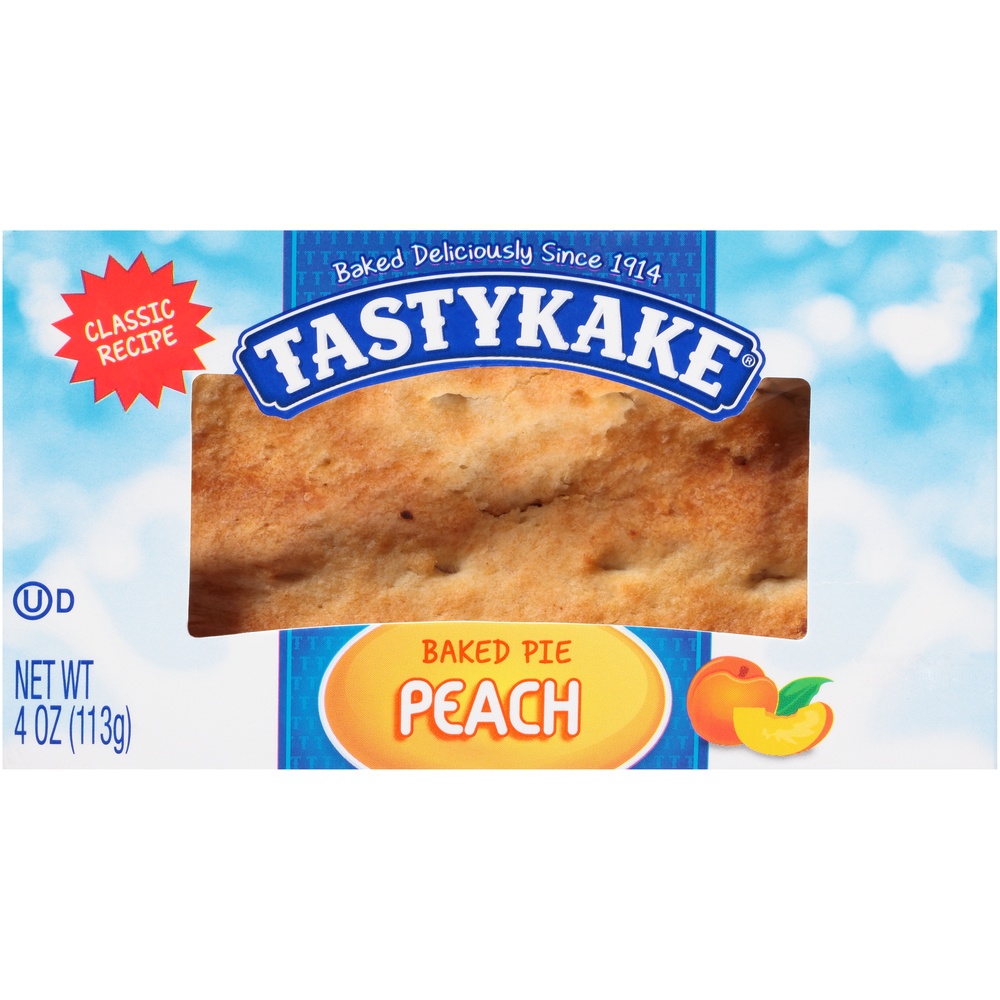 slide 1 of 6, Tastykake Peach Pie, 4 oz