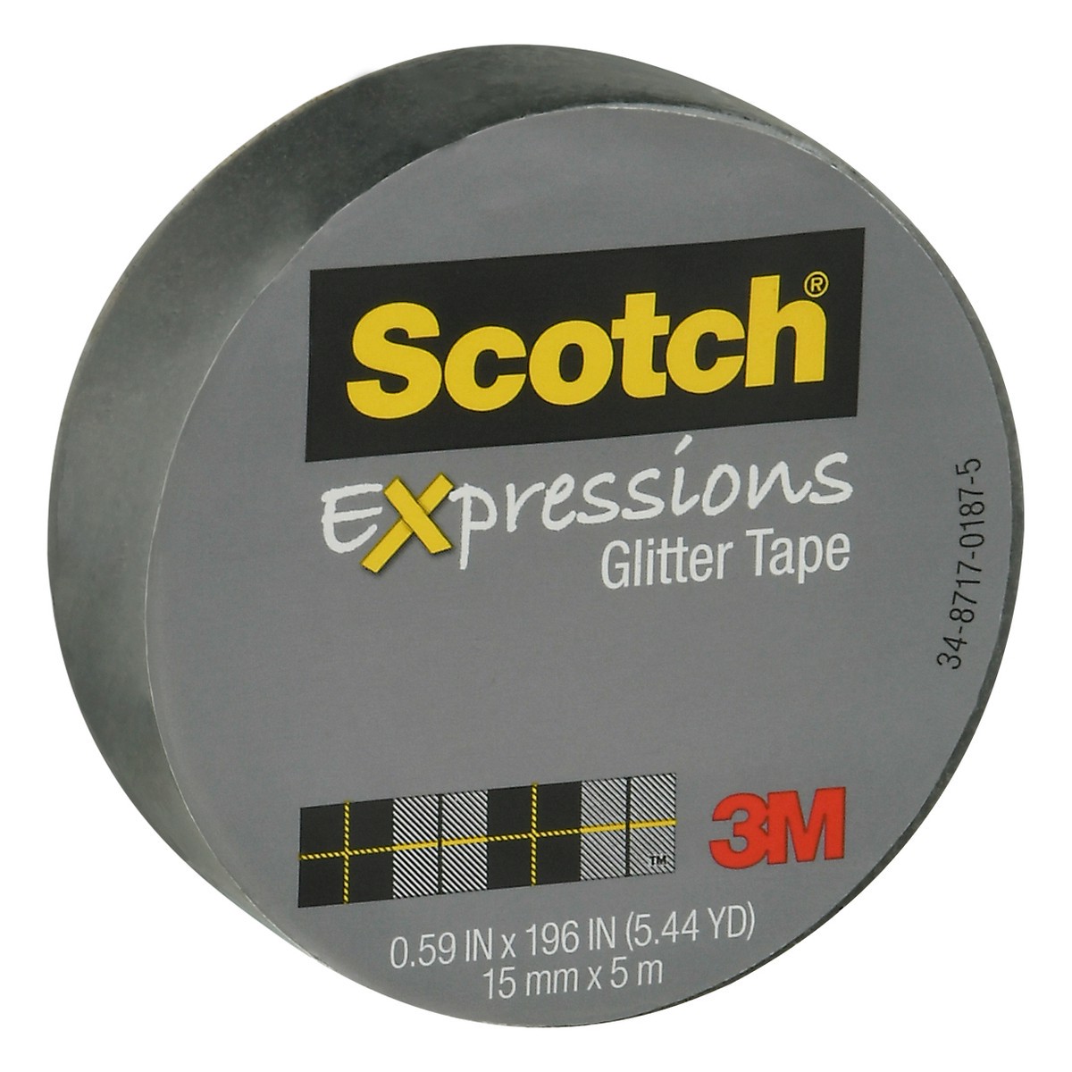 slide 6 of 10, Scotch Expressions Glitter Tape 1 ea, 1 ct