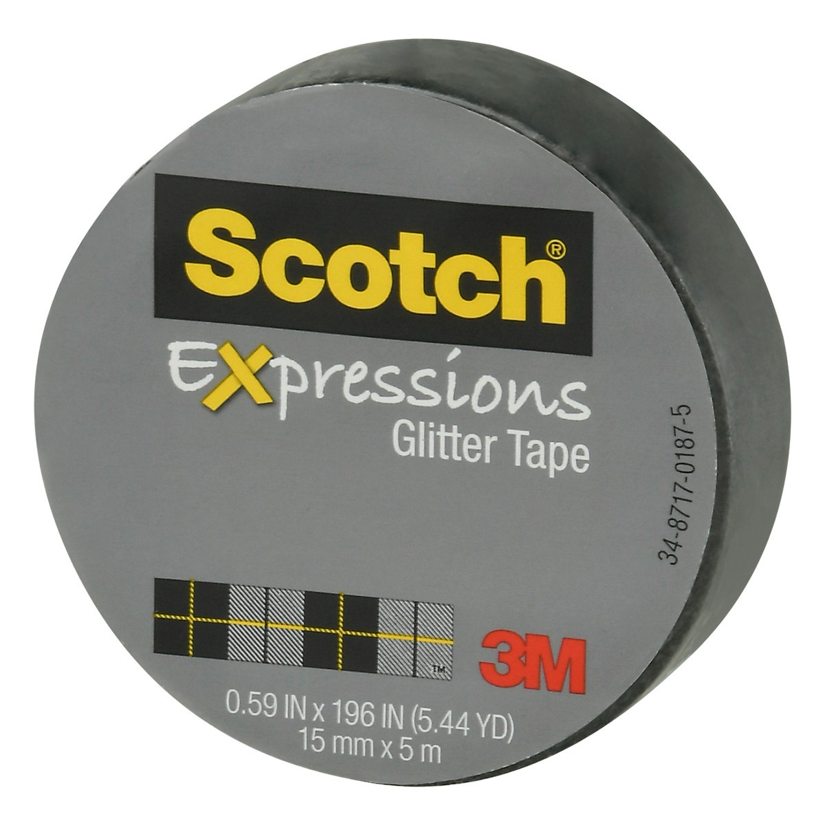 slide 4 of 10, Scotch Expressions Glitter Tape 1 ea, 1 ct