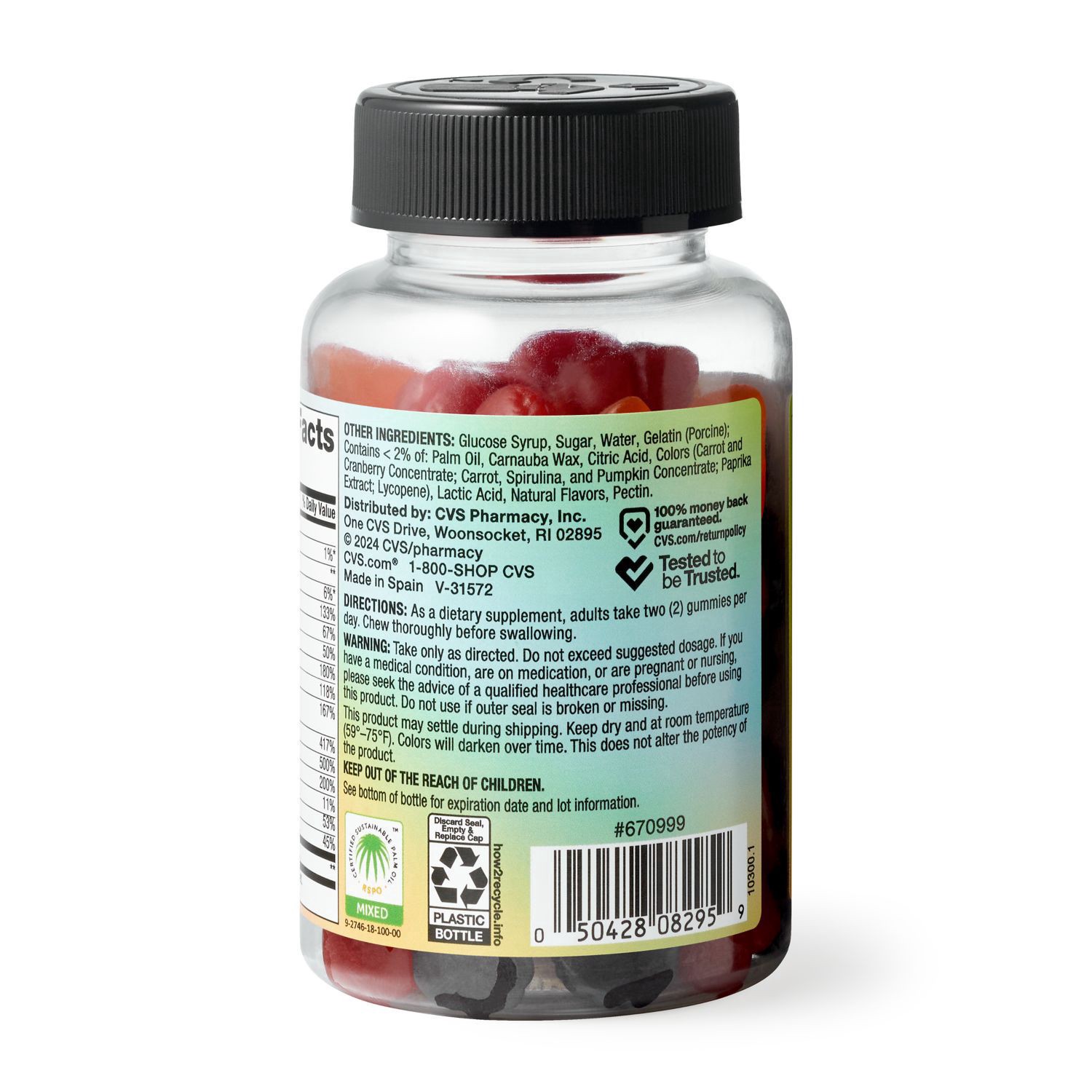 slide 2 of 2, Cvs Multivitamin Daily Gummies, 70 Ct, 70 ct