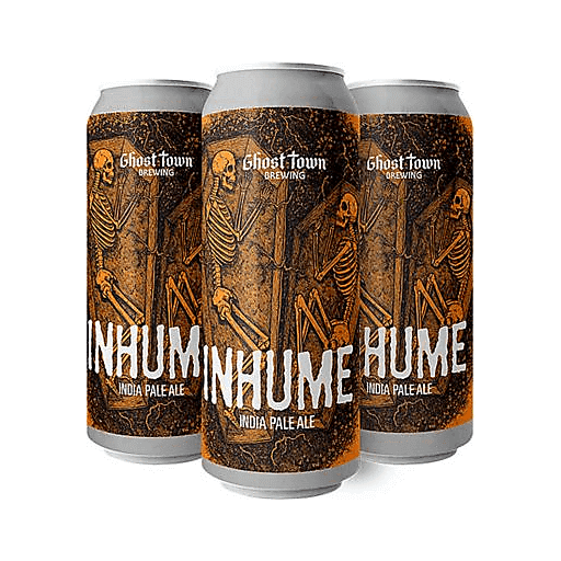 slide 1 of 1, Ghost Town Brewing Inhume IPA, 4 ct; 16 oz