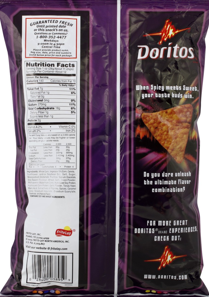 slide 6 of 6, Doritos Tortilla Chips 11.5 oz, 11.5 oz